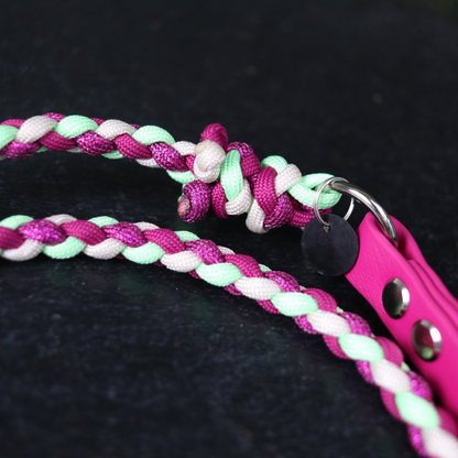 Leine "Mini" in Pink und Mint